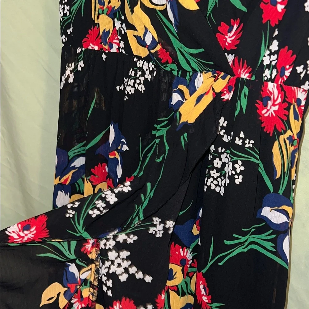 MADEWELL Floral Black Maxi Dress - Picture 6 of 15